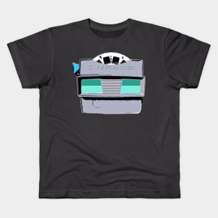 View-Master in Soft Gray and Seafoam Green Kids T-Shirt